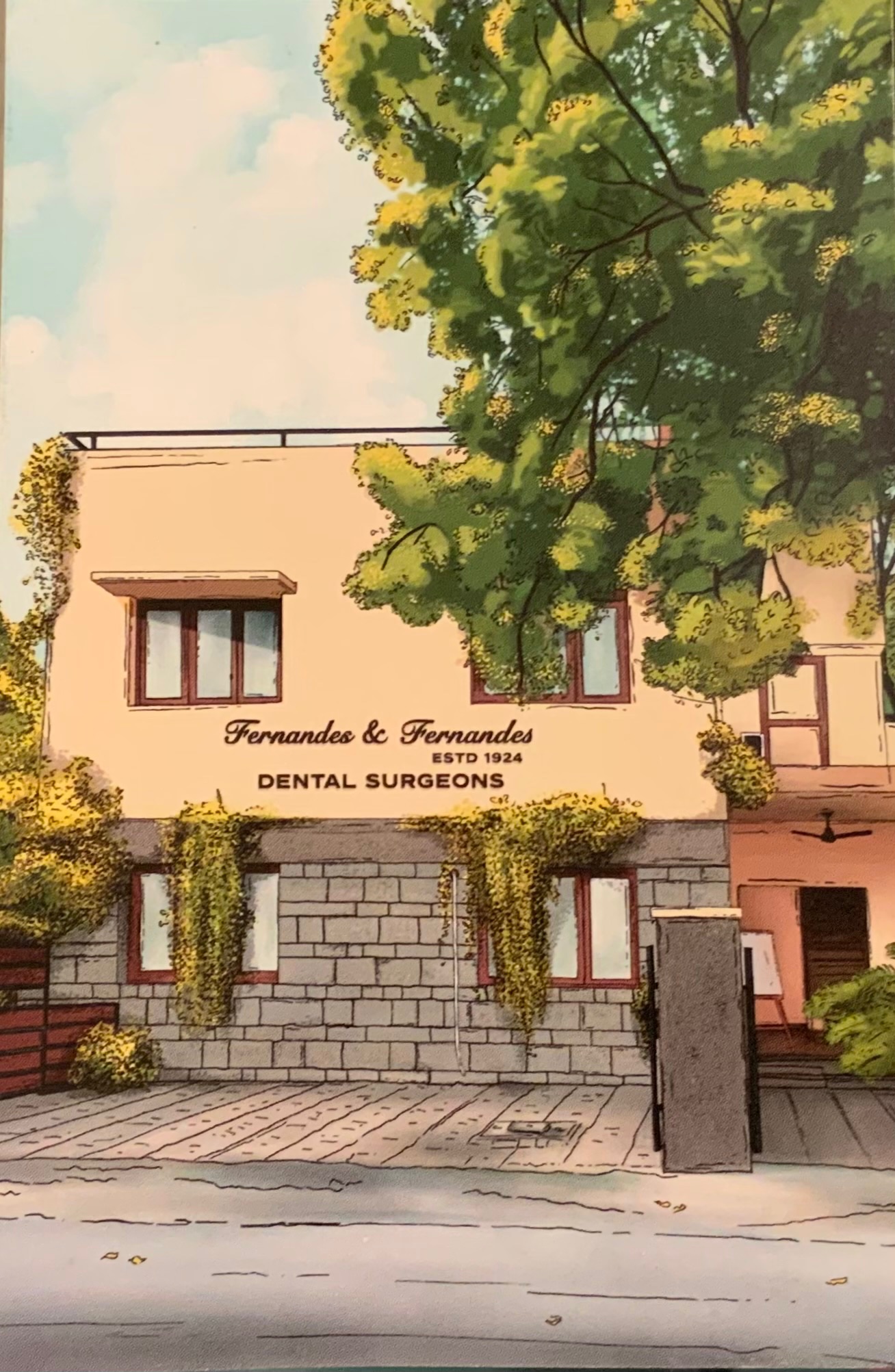 Illustration of clinic frontage